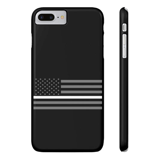 Never Forget Collection (Thin White Line) - iPhone Cases