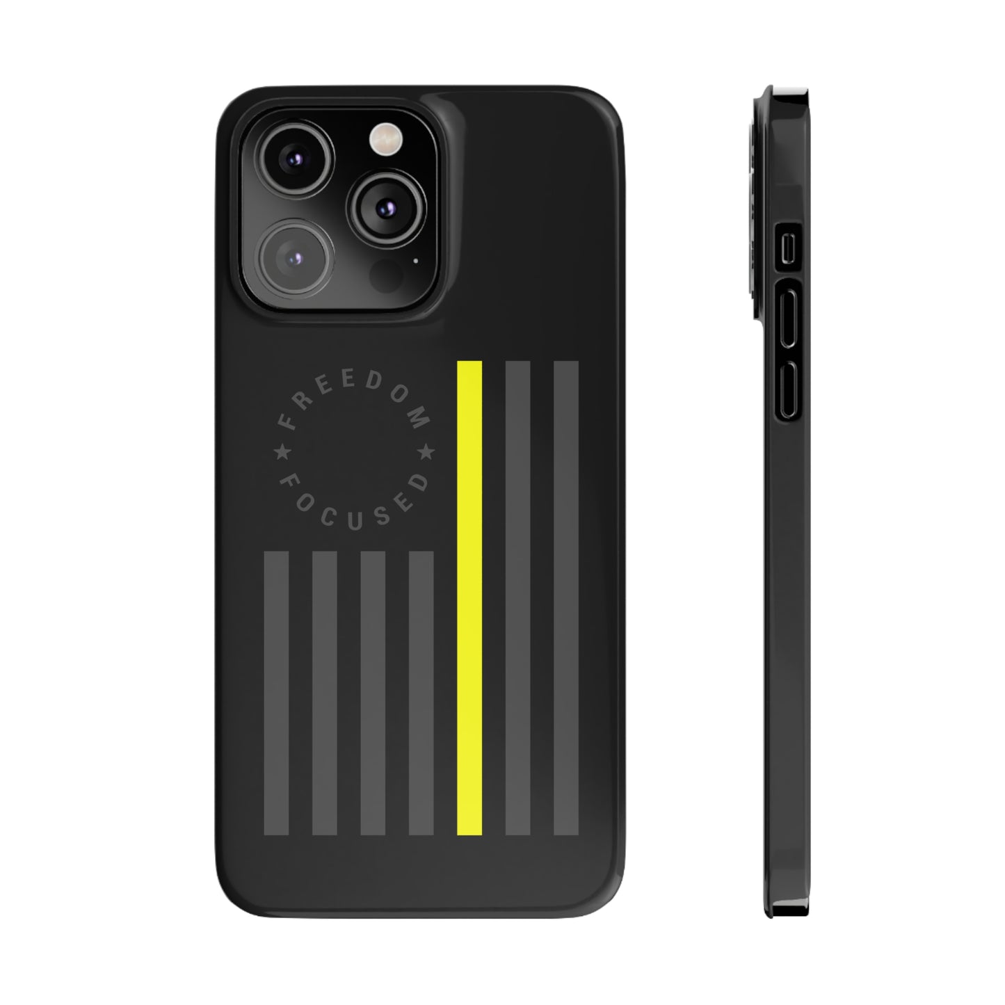 Freedom Collection (Thin Yellow Line) - iPhone Cases