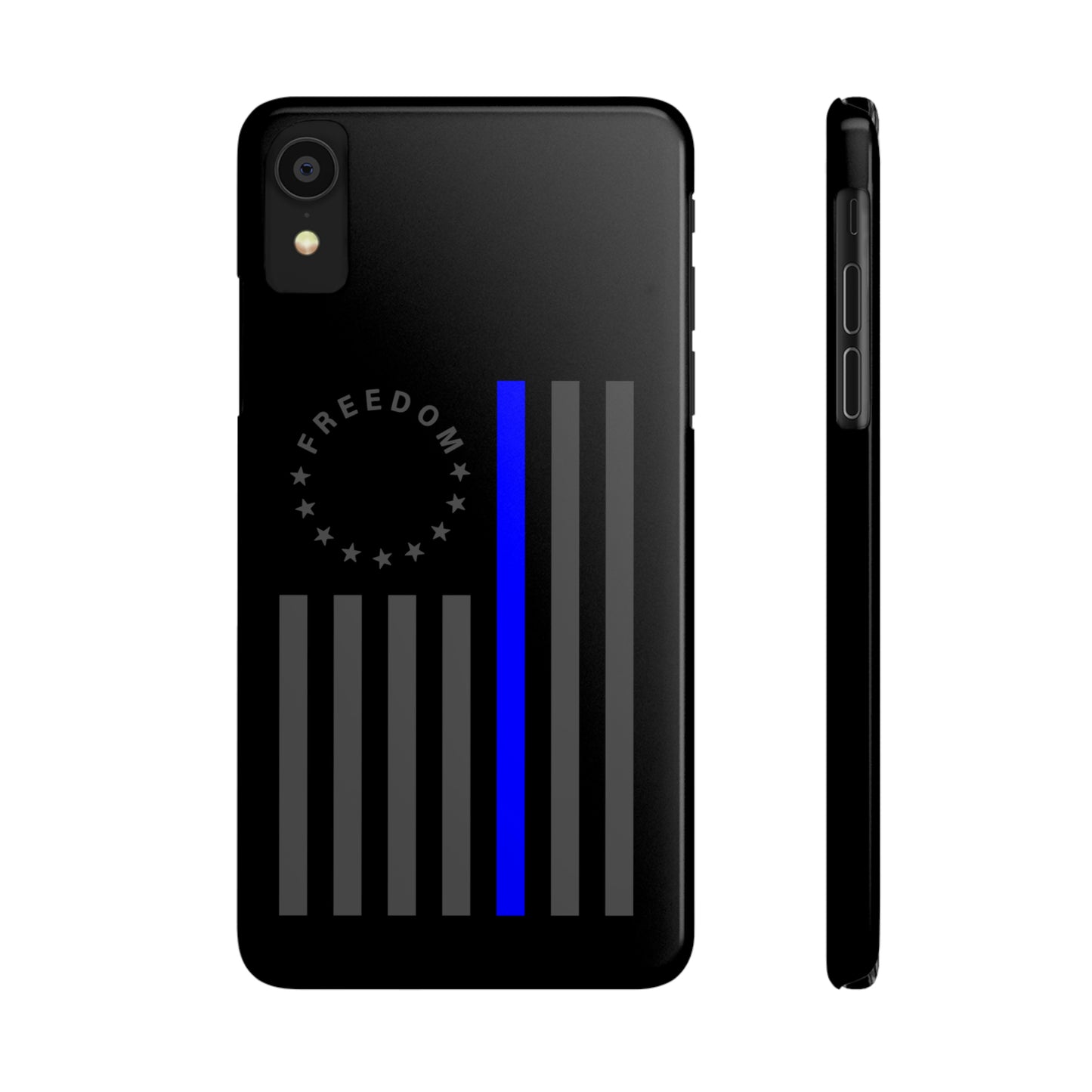 Freedom Collection - (Thin Blue Line) - iPhone Cases