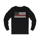 Standard Collection (Thin Red Line) - Unisex Jersey Long Sleeve Tee