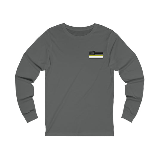 Standard Collection (Thin Yellow Line) - Unisex Jersey Long Sleeve Tee