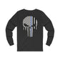 American Punisher Collection (Thin Blue Line) - Unisex Jersey Long Sleeve Tee