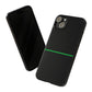 Thin Line Collection (Thin Green Line) - iPhone Cases