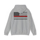 Standard Collection (Thin Red Line)  - Unisex Cruiser Hoodie