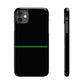 Thin Line Collection (Thin Green Line) - iPhone Cases