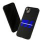 Standard Collection (Thin White & Blue Line) - iPhone Cases