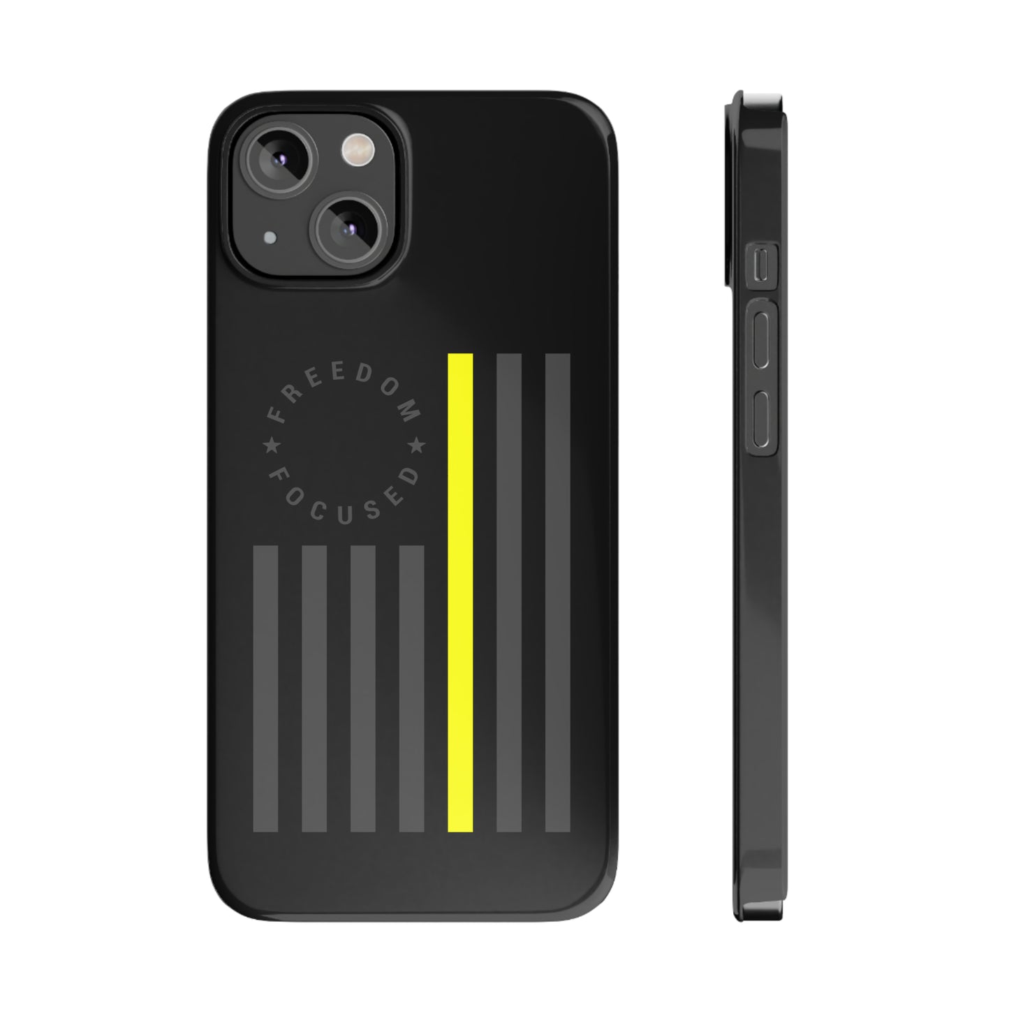 Freedom Collection (Thin Yellow Line) - iPhone Cases