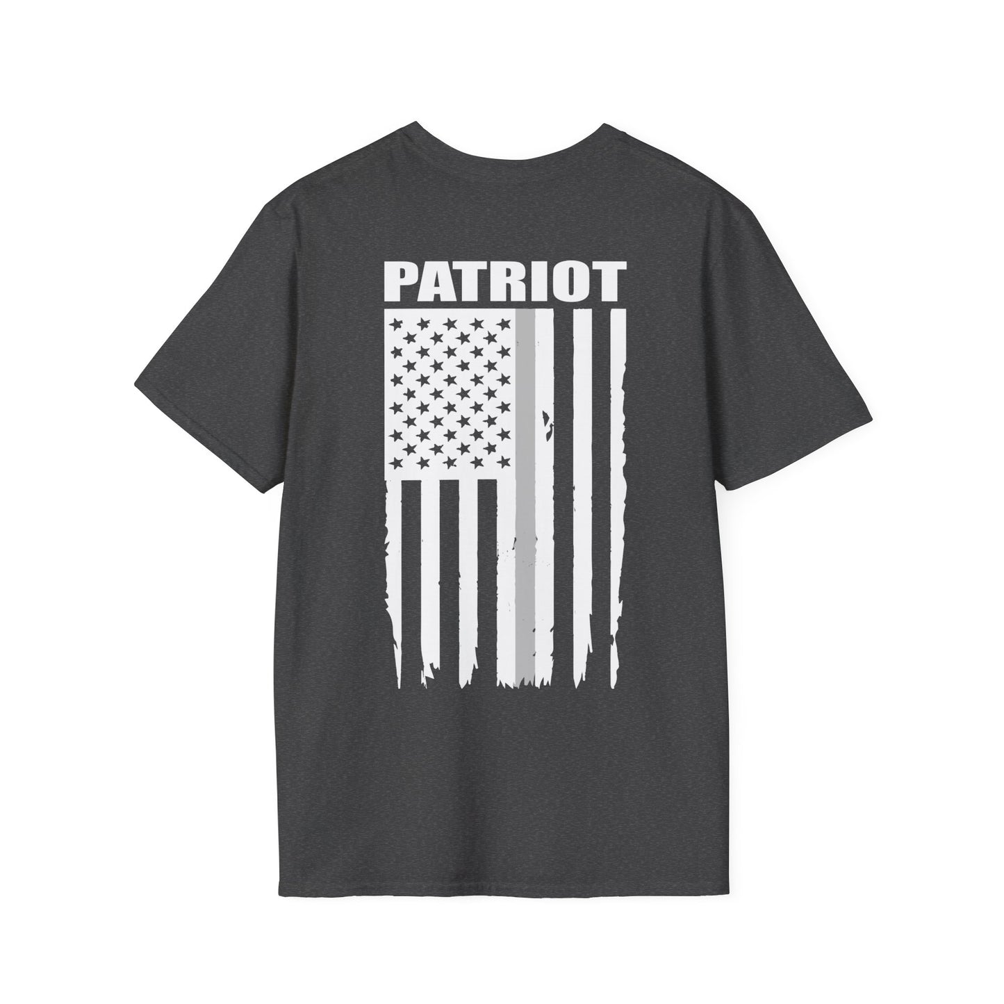 Patriot Collection (Thin Silver Line) - Unisex Softstyle T-Shirt