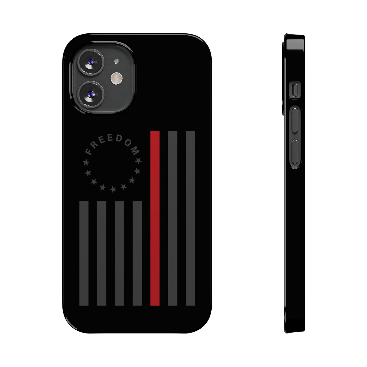 Freedom Collection - (Thin Red Line) - iPhone Cases