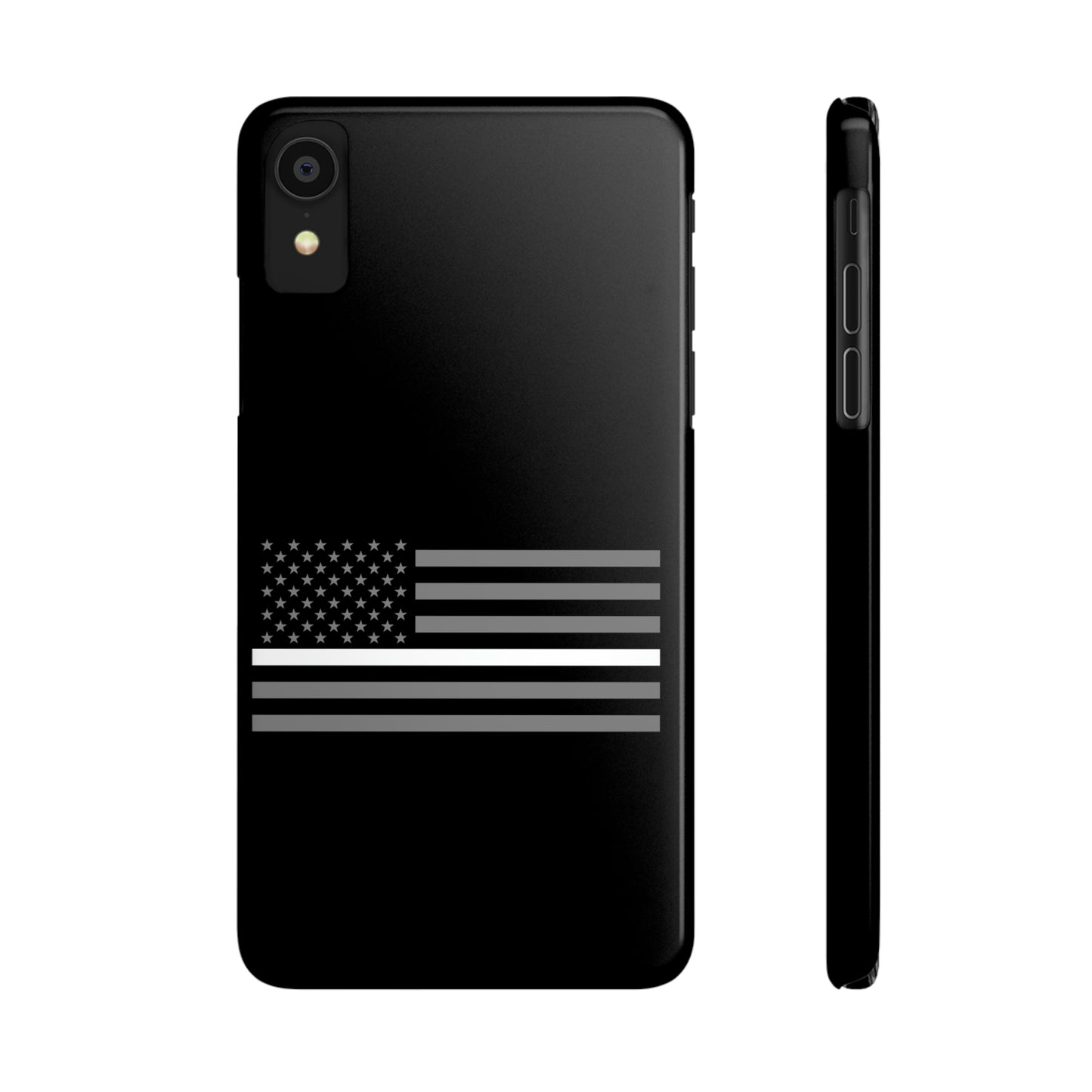 Never Forget Collection (Thin White Line) - iPhone Cases