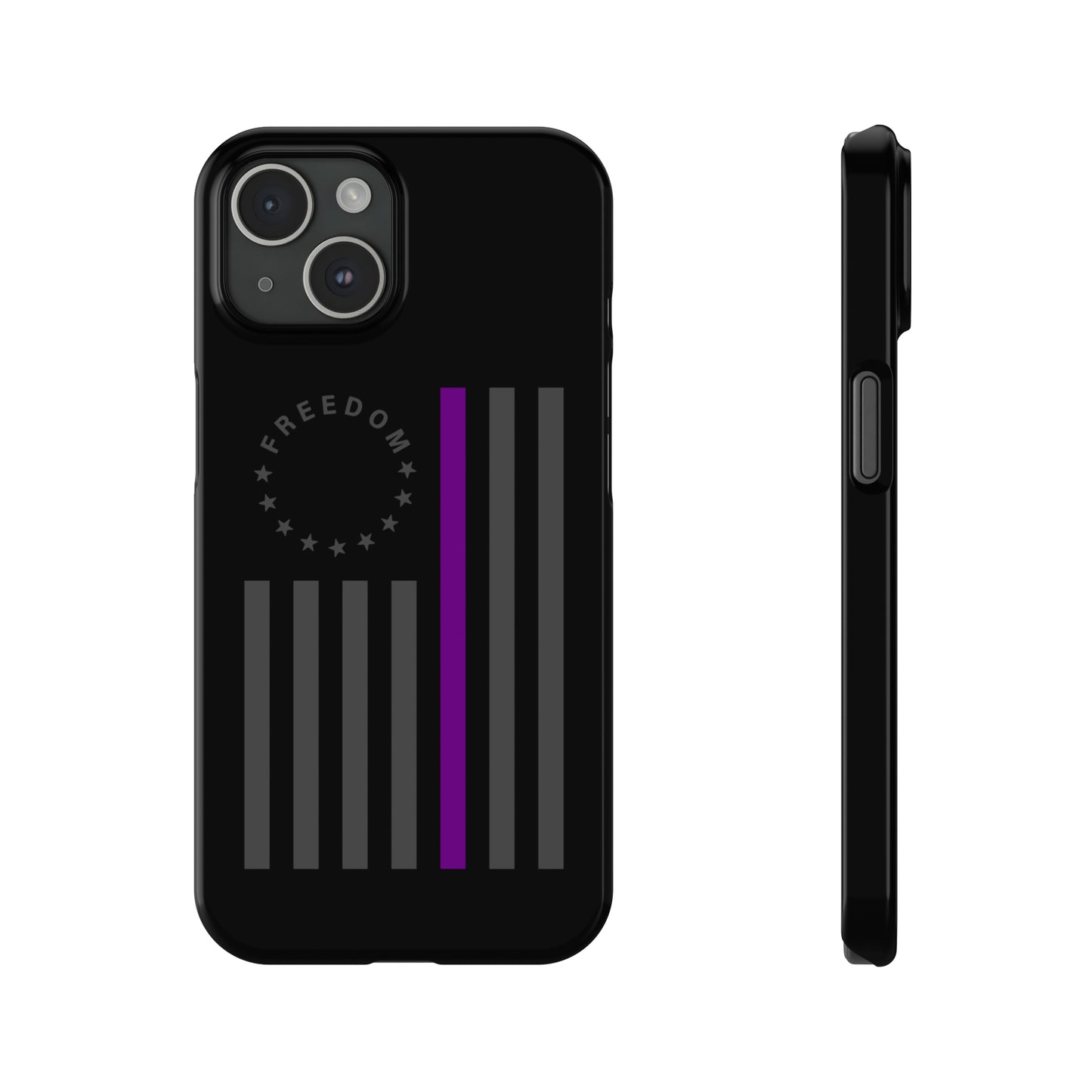 Freedom Collection - (Thin Purple Line) - iPhone Cases