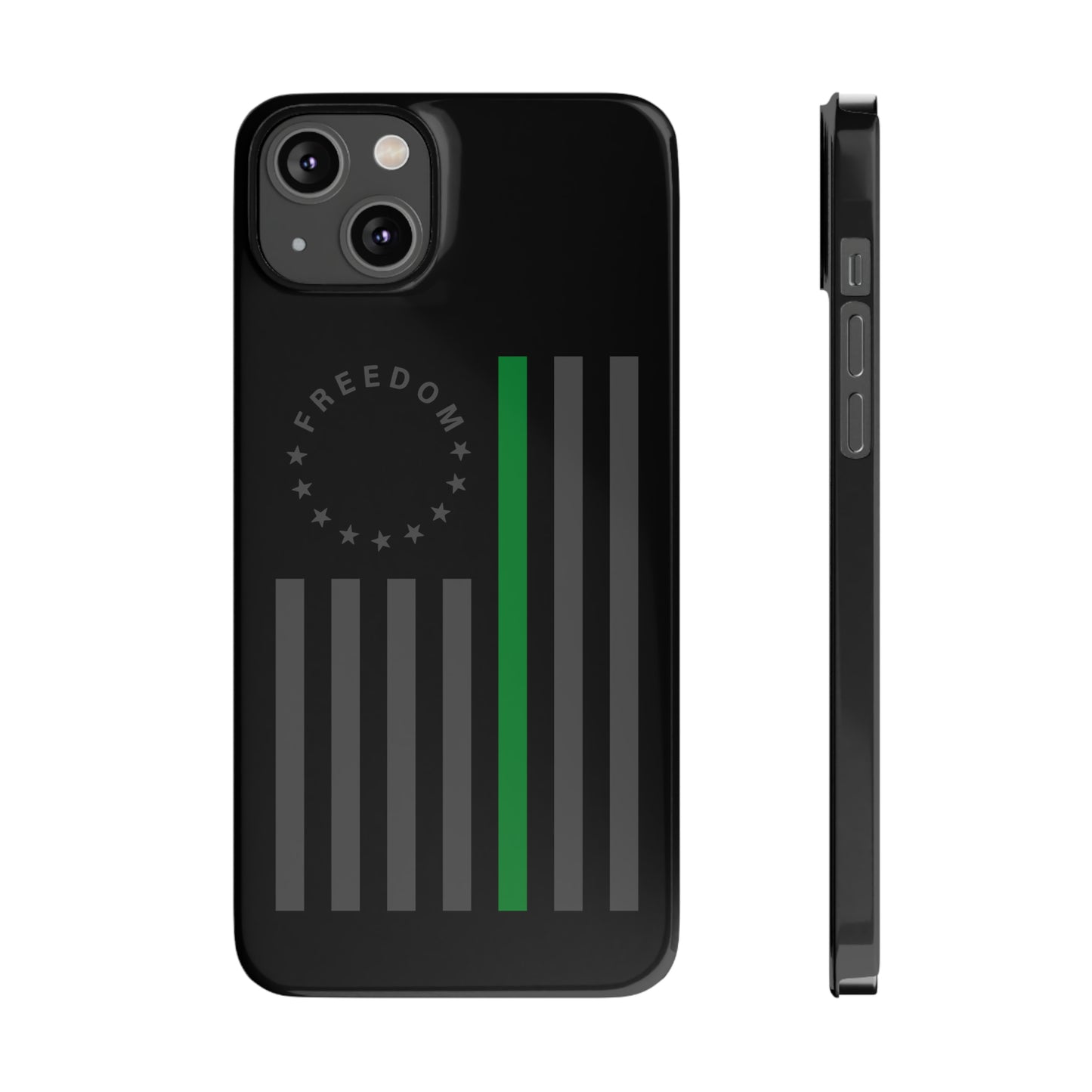 Freedom Collection - (Thin Green Line) - iPhone Cases