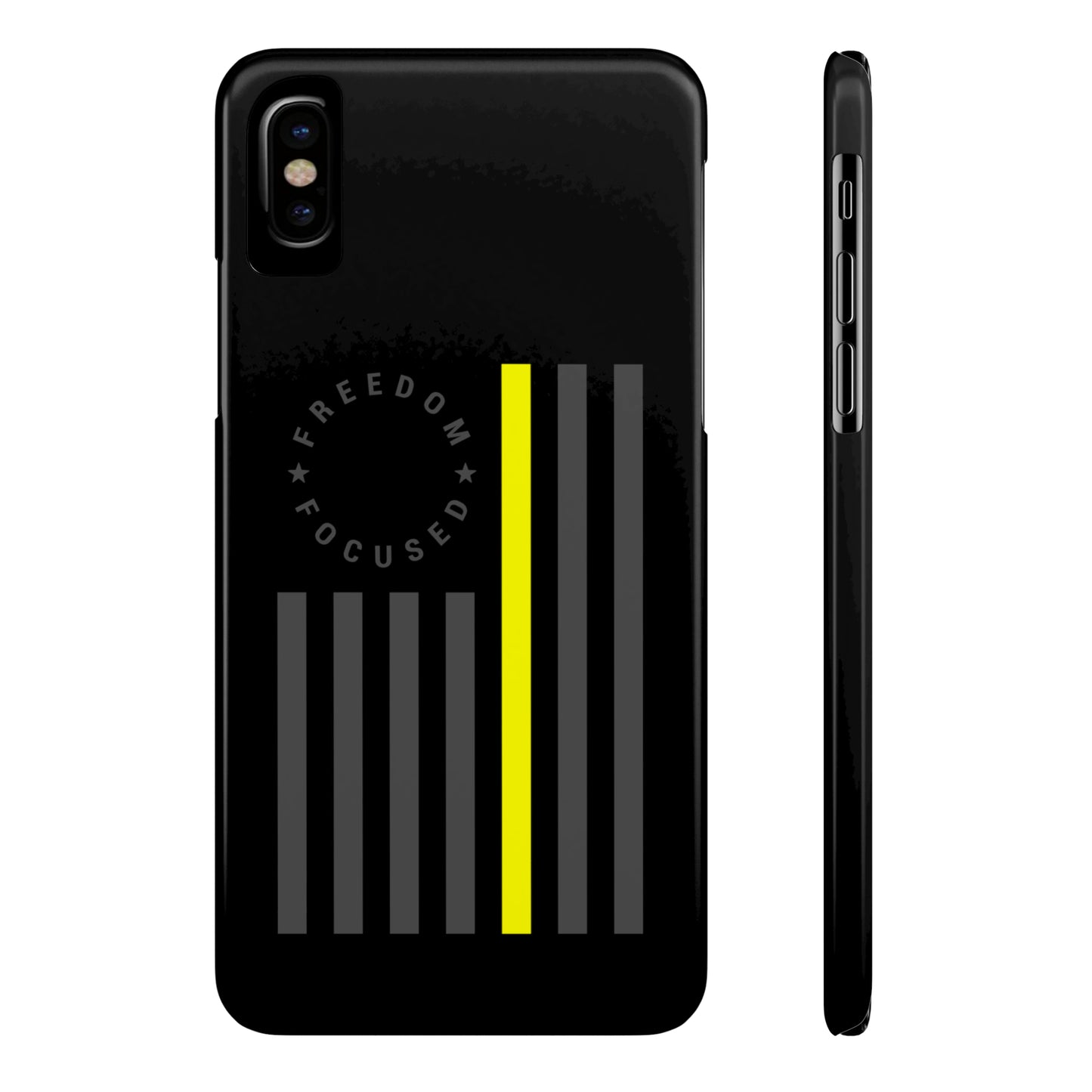 Freedom Collection (Thin Yellow Line) - iPhone Cases