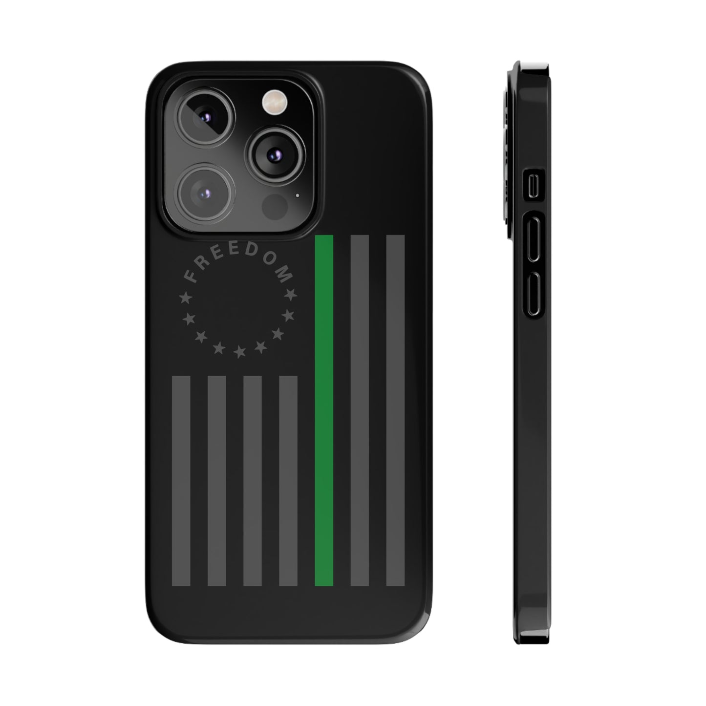 Freedom Collection - (Thin Green Line) - iPhone Cases