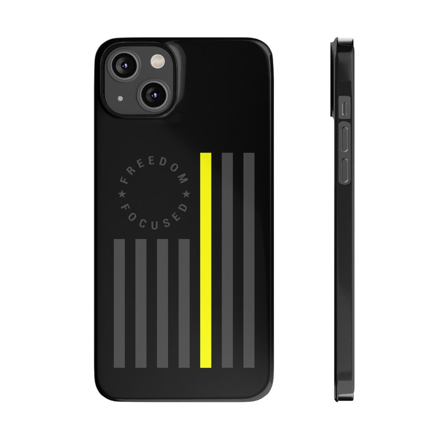 Freedom Collection (Thin Yellow Line) - iPhone Cases