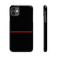 Thin Line Collection (Thin Red Line) - iPhone Cases