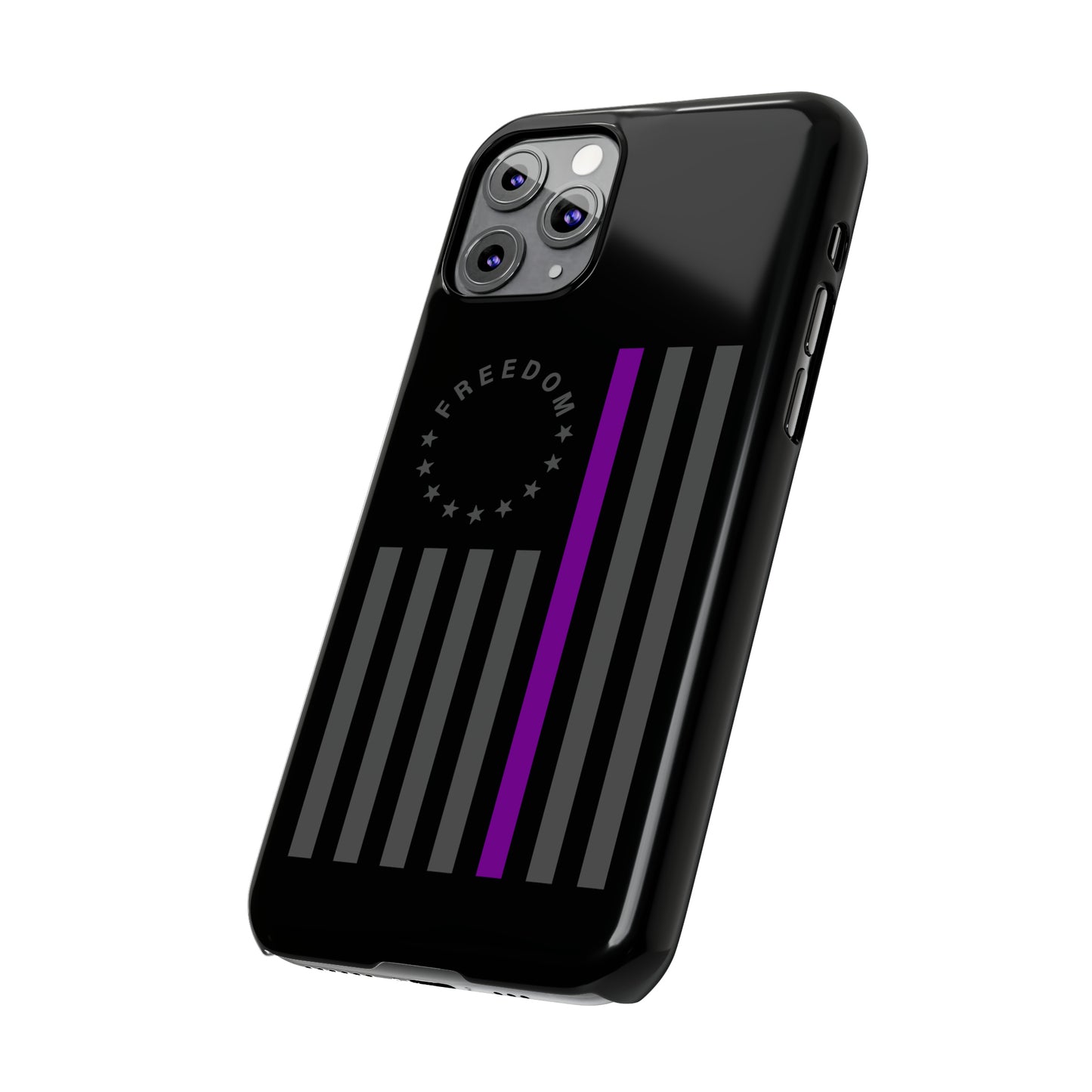 Freedom Collection - (Thin Purple Line) - iPhone Cases