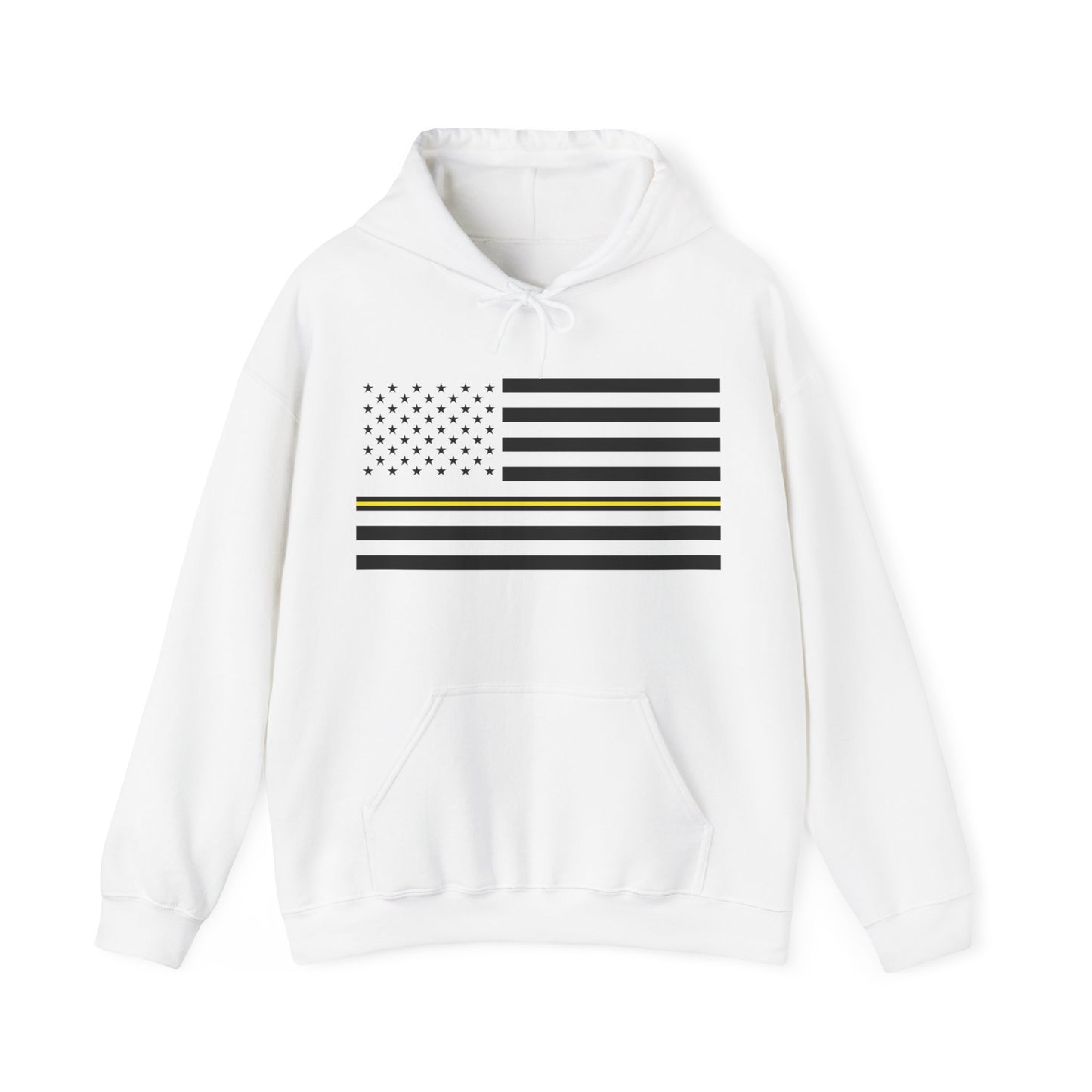 Classic Collection (Thin Yellow Line) - Unisex Heavy Blend™ Hooded Sweatshirt