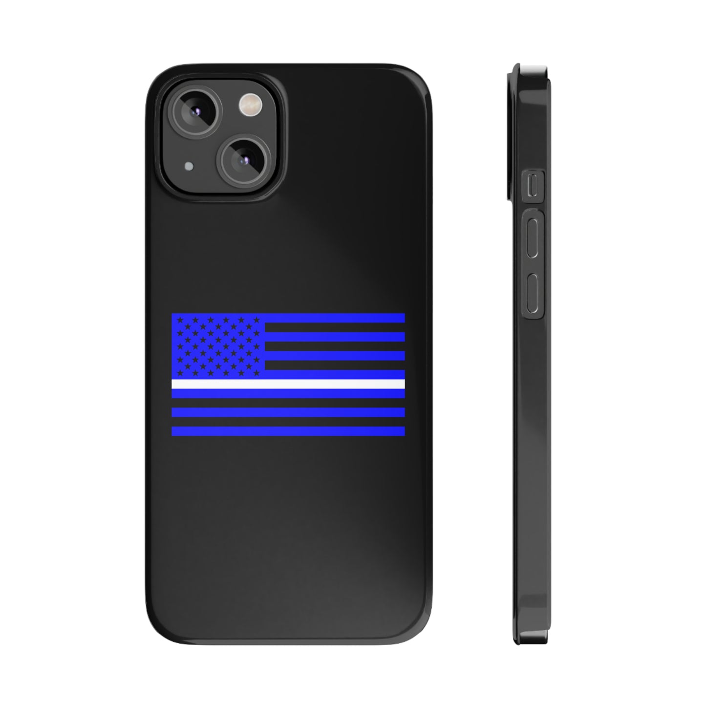 Standard Collection (Thin White & Blue Line) - iPhone Cases