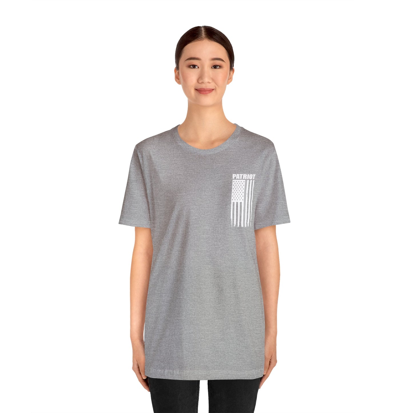 Patriot Collection (Thin Silver Line) - Unisex Fuser T-shirt