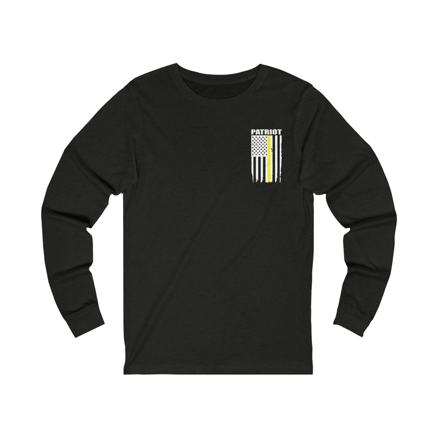 Patriot Collection (Thin Yellow Line) - Unisex Jersey Long Sleeve Tee