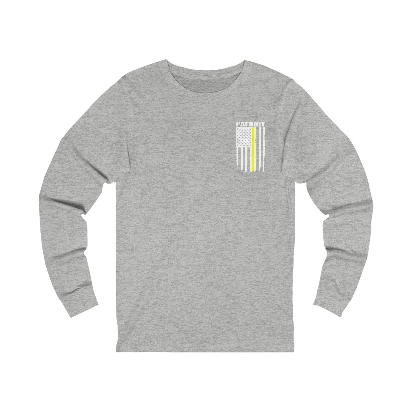 Patriot Collection (Thin Yellow Line) - Unisex Jersey Long Sleeve Tee