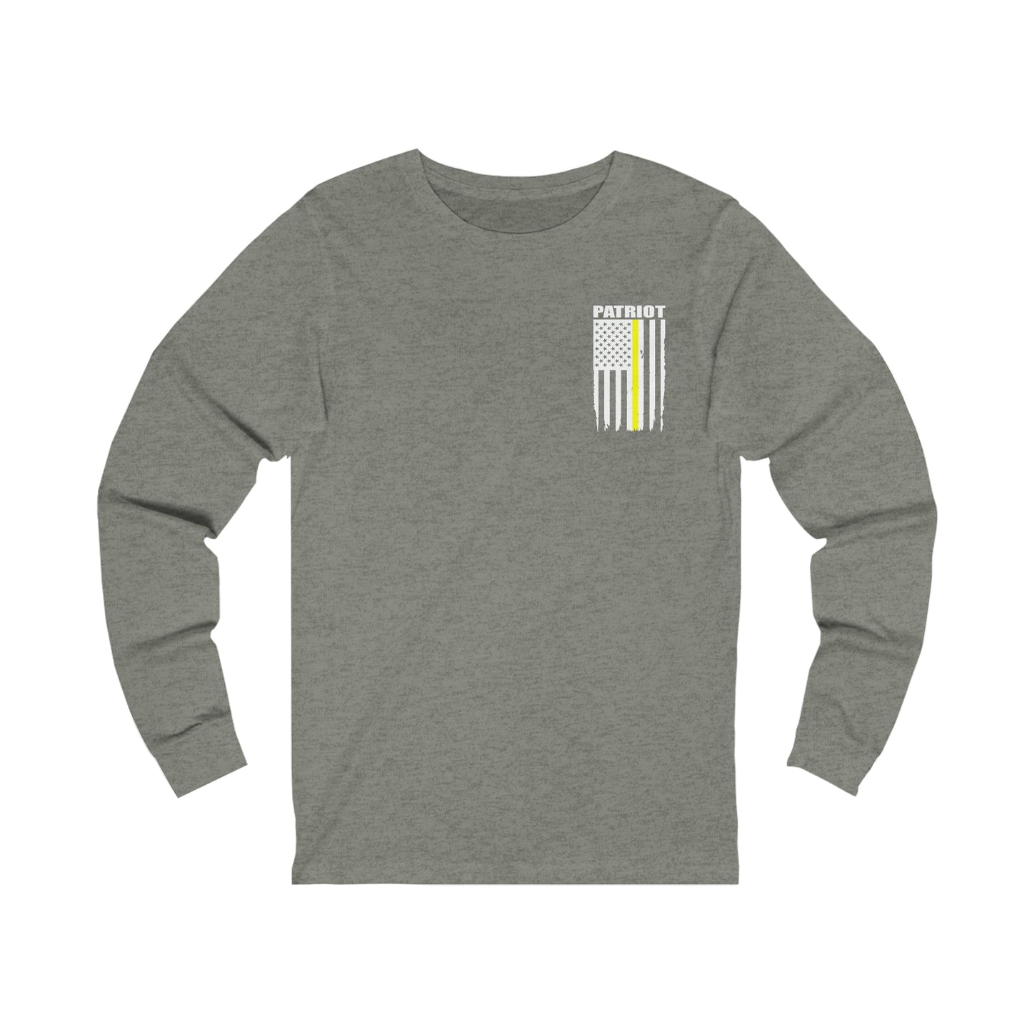 Patriot Collection (Thin Yellow Line) - Unisex Jersey Long Sleeve Tee