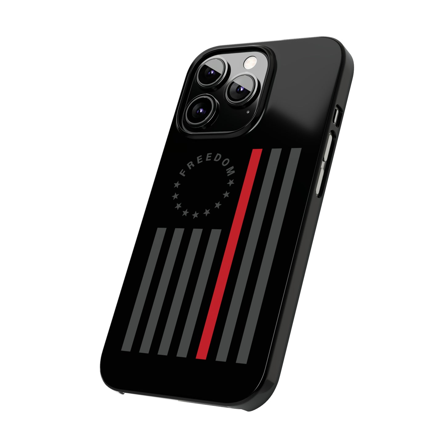 Freedom Collection - (Thin Red Line) - iPhone Cases