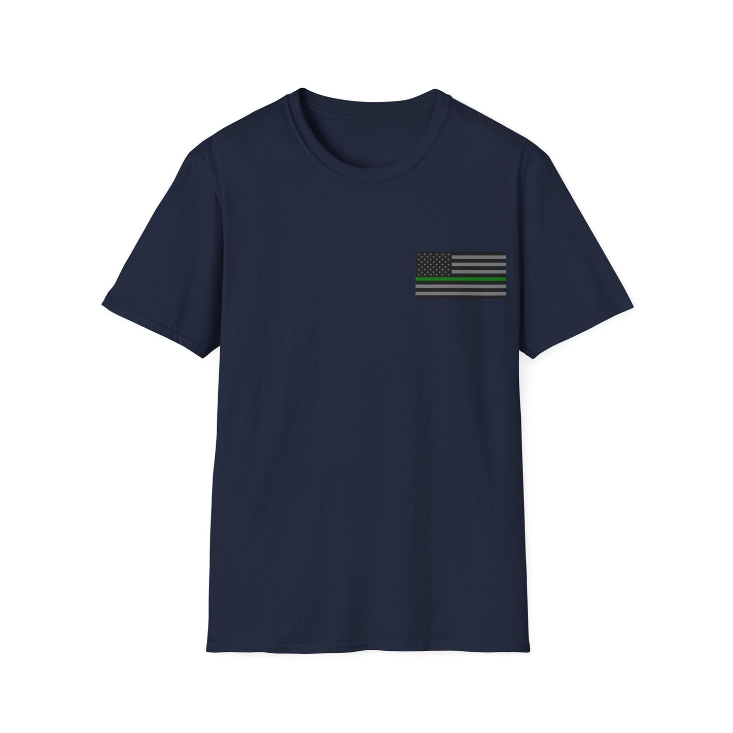 Never Forget Collection (Thin Green Line) - Unisex Softstyle T-Shirt