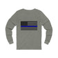 Never Forget Collection (Thin Blue Line) - Unisex Jersey Long Sleeve Tee