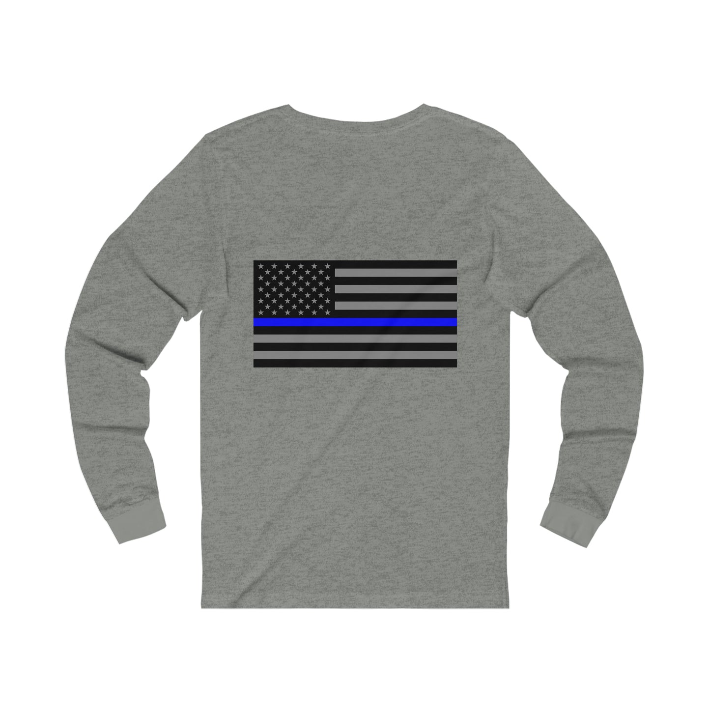 Never Forget Collection (Thin Blue Line) - Unisex Jersey Long Sleeve Tee