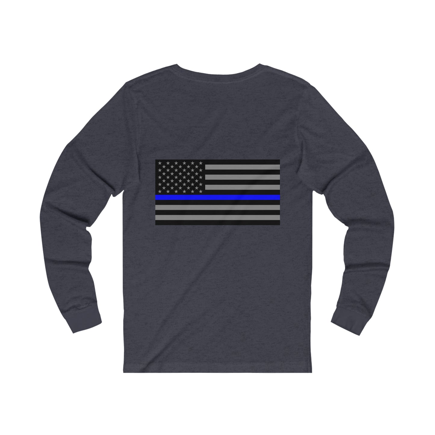 Never Forget Collection (Thin Blue Line) - Unisex Jersey Long Sleeve Tee