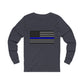 Never Forget Collection (Thin Blue Line) - Unisex Jersey Long Sleeve Tee