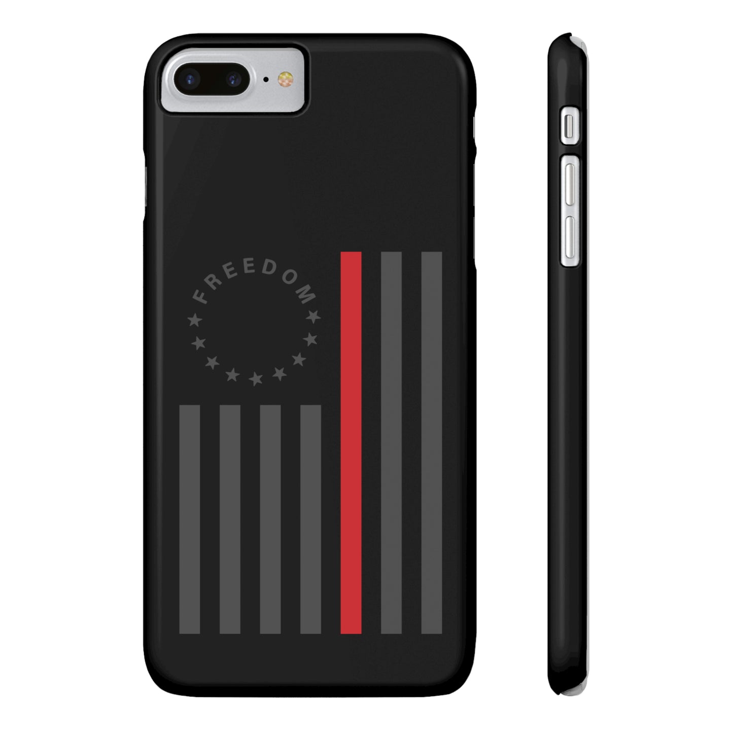 Freedom Collection - (Thin Red Line) - iPhone Cases