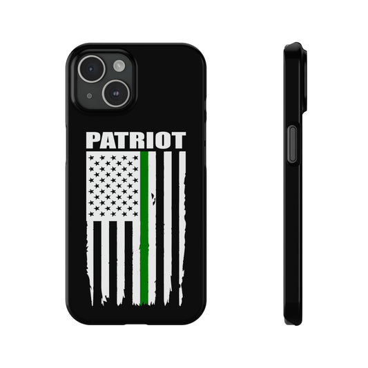 Patriot  Collection (Thin Green Line) -  iPhone Cases