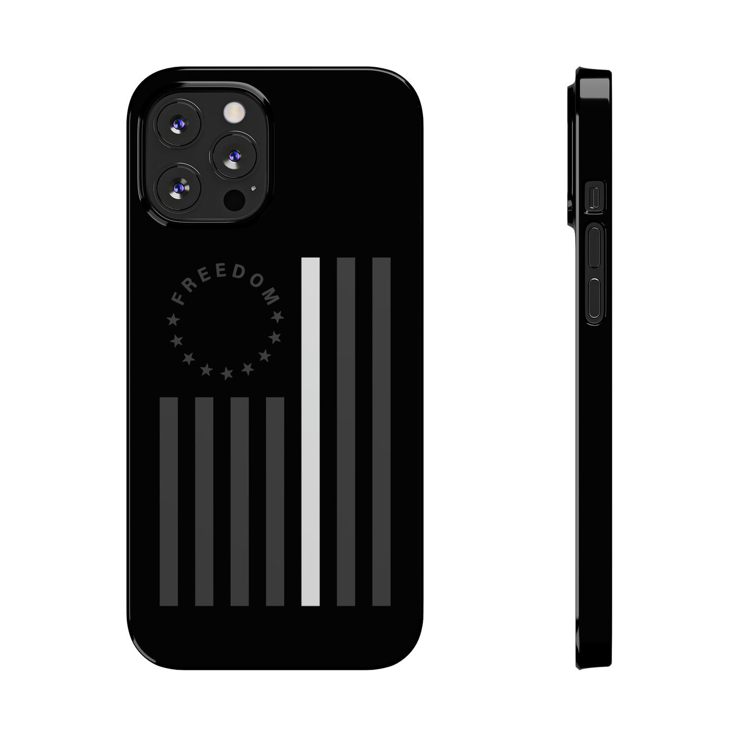 Freedom Collection - (Thin White Line) - iPhone Cases