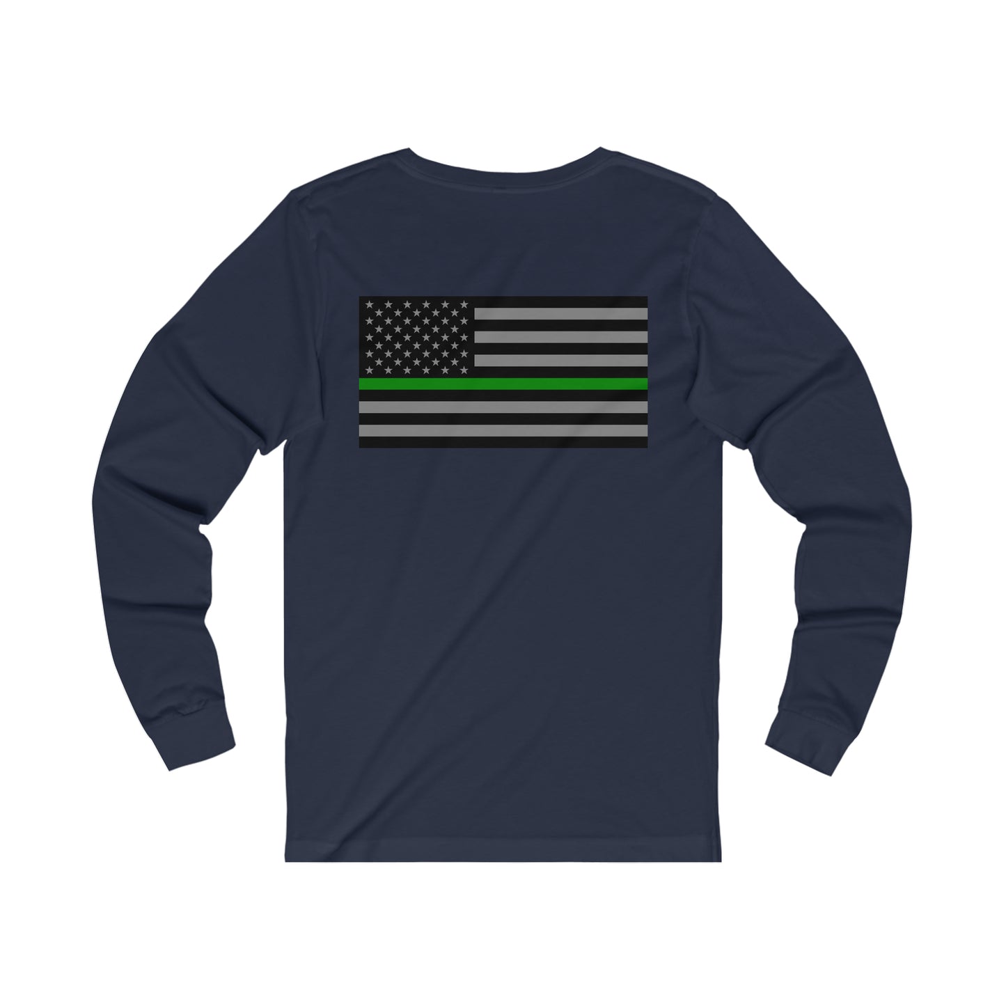 Never Forget Collection (Thin Green Line) - Unisex Jersey Long Sleeve Tee