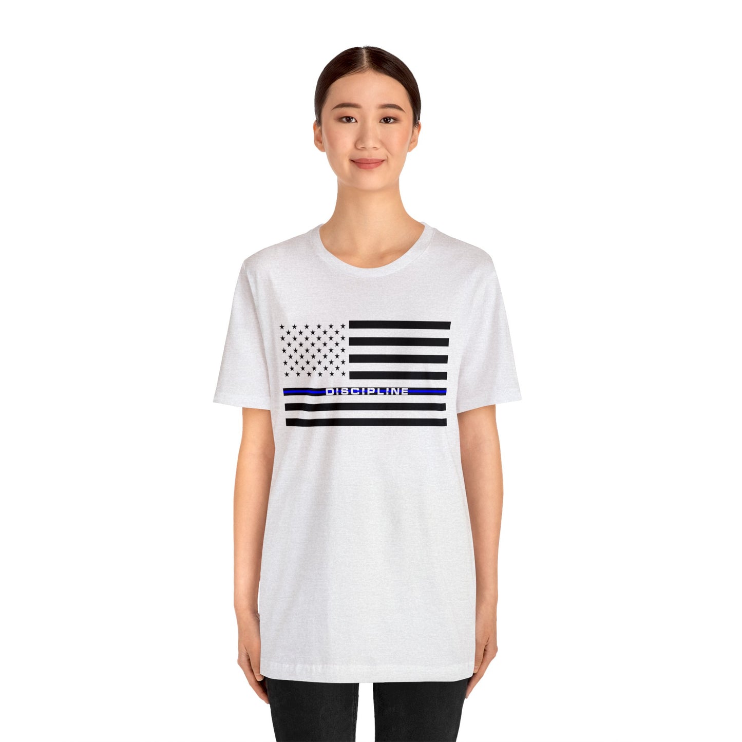 Classic Collection - Thin Blue Line (Discipline) - Unisex Jersey Short Sleeve Tee