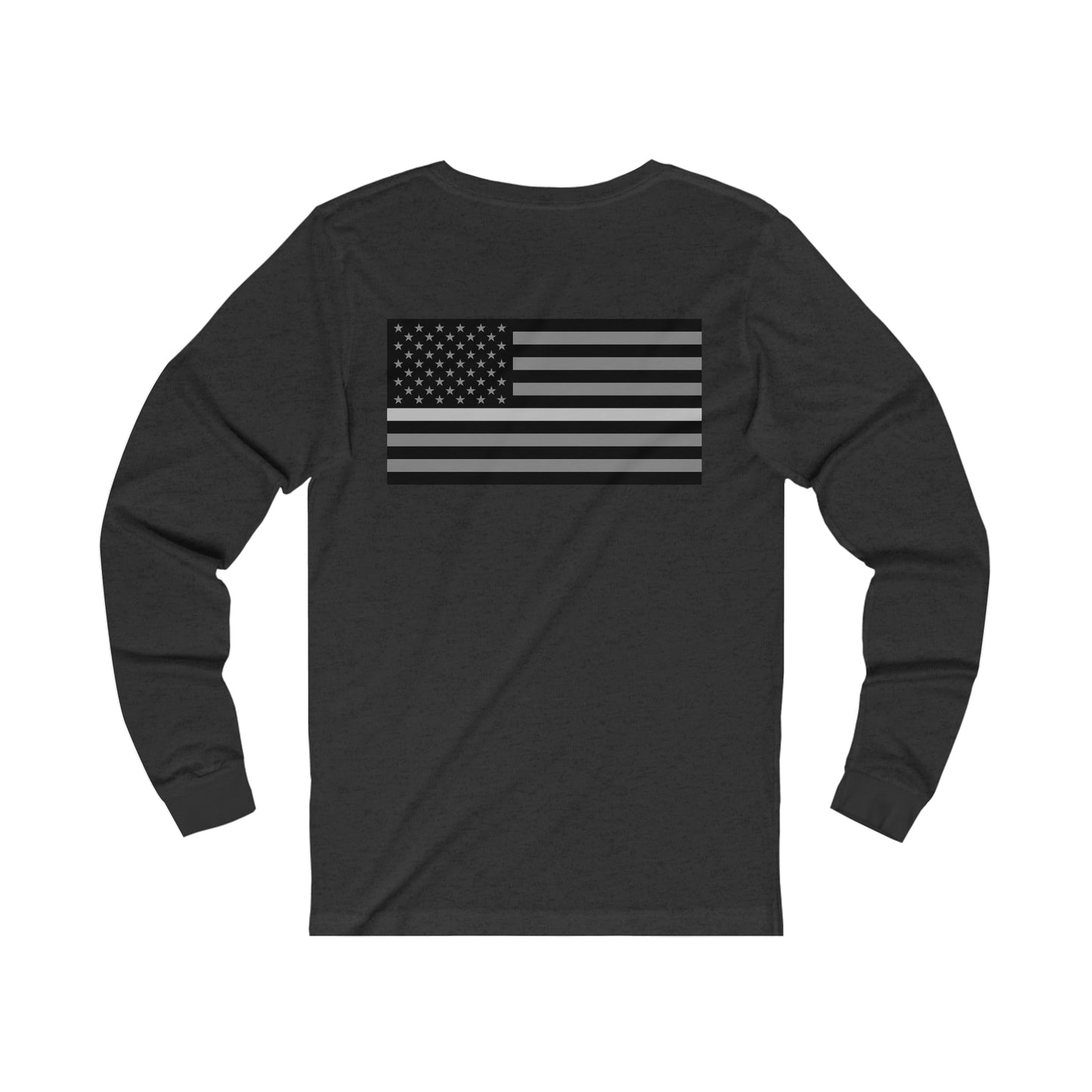 Never Forget Collection (Thin Silver Line) - Unisex Jersey Long Sleeve Tee