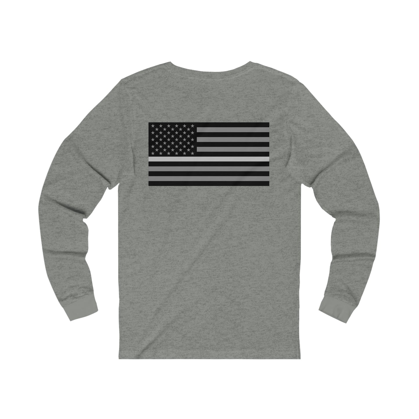 Never Forget Collection (Thin Silver Line) - Unisex Jersey Long Sleeve Tee