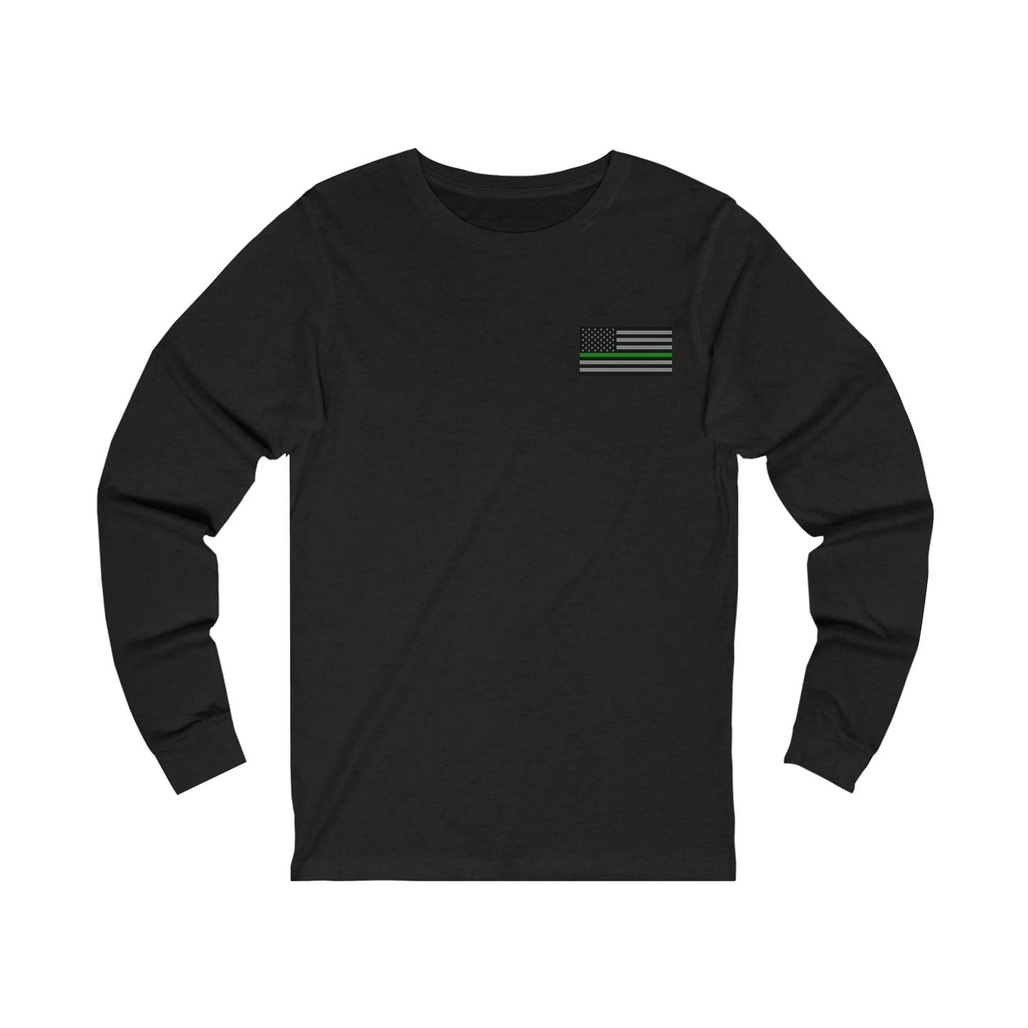 Never Forget Collection (Thin Green Line) - Unisex Jersey Long Sleeve Tee