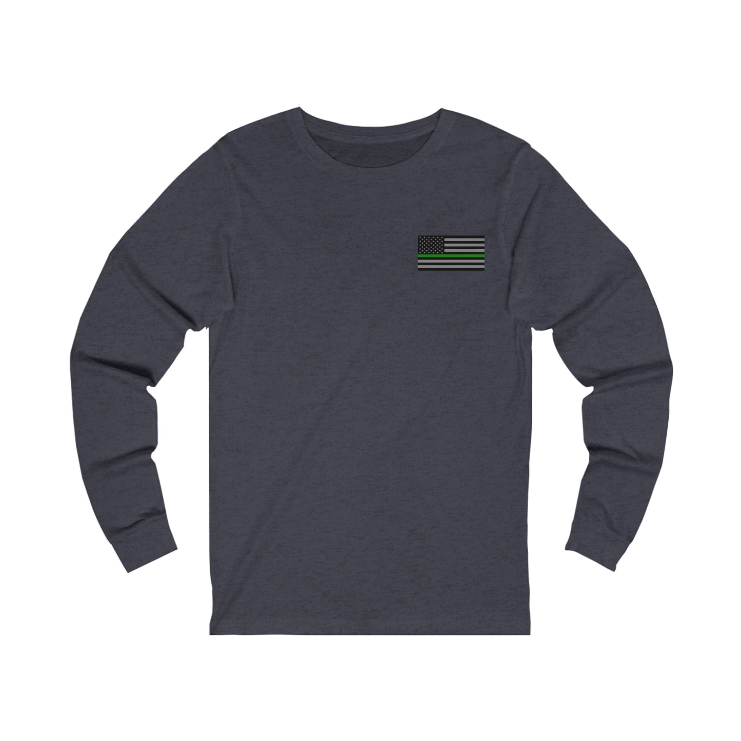 Never Forget Collection (Thin Green Line) - Unisex Jersey Long Sleeve Tee