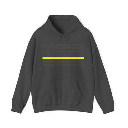 Freedom Collection (Thin Yellow Line) - Unisex Heavy Blend™ Hooded Sweatshirt