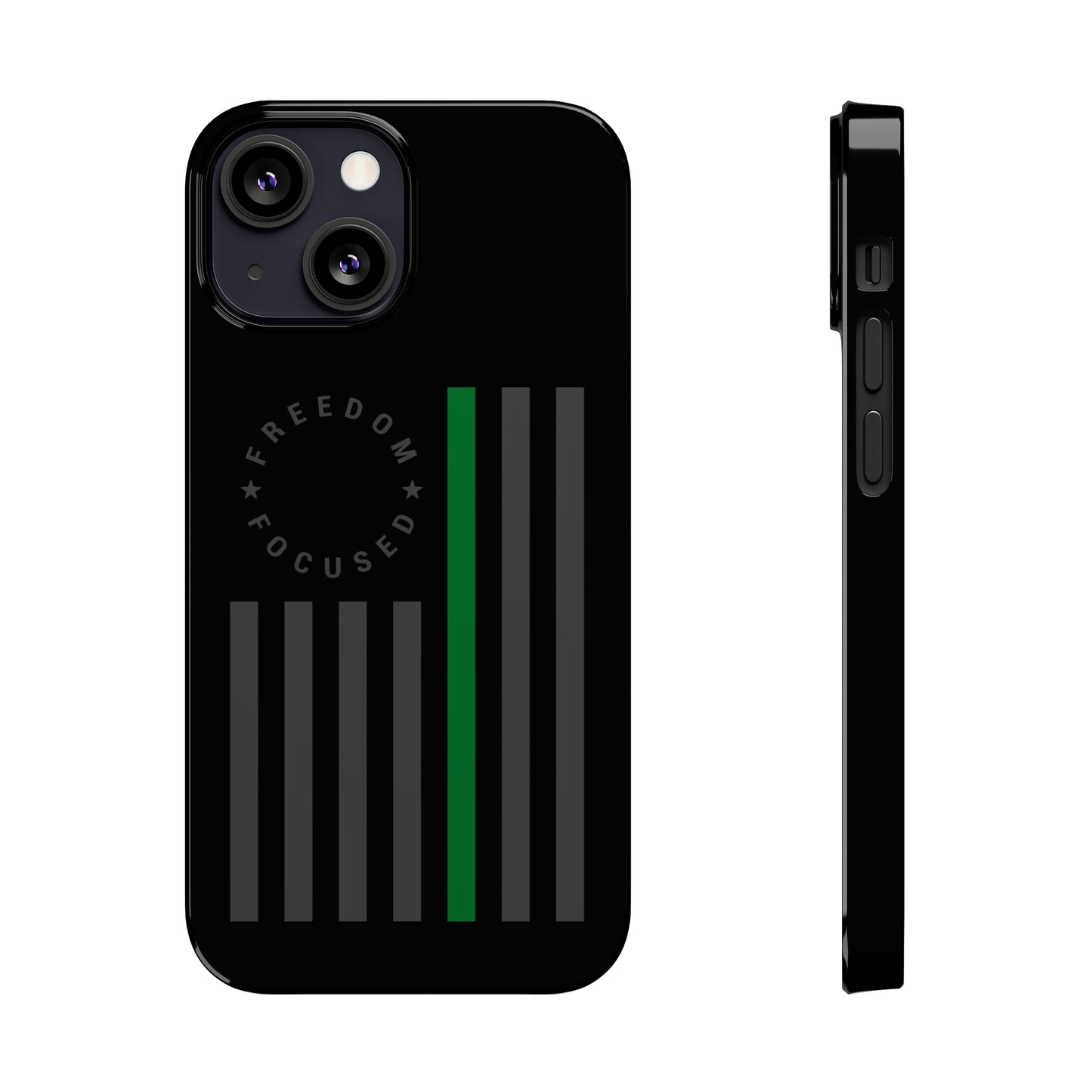 Freedom Collection (Thin Green Line) - iPhone Cases