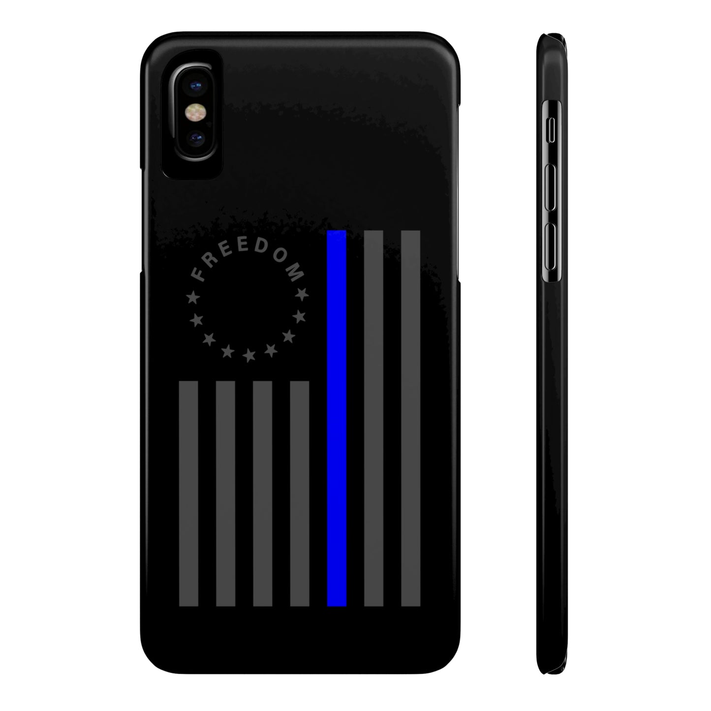 Freedom Collection - (Thin Blue Line) - iPhone Cases