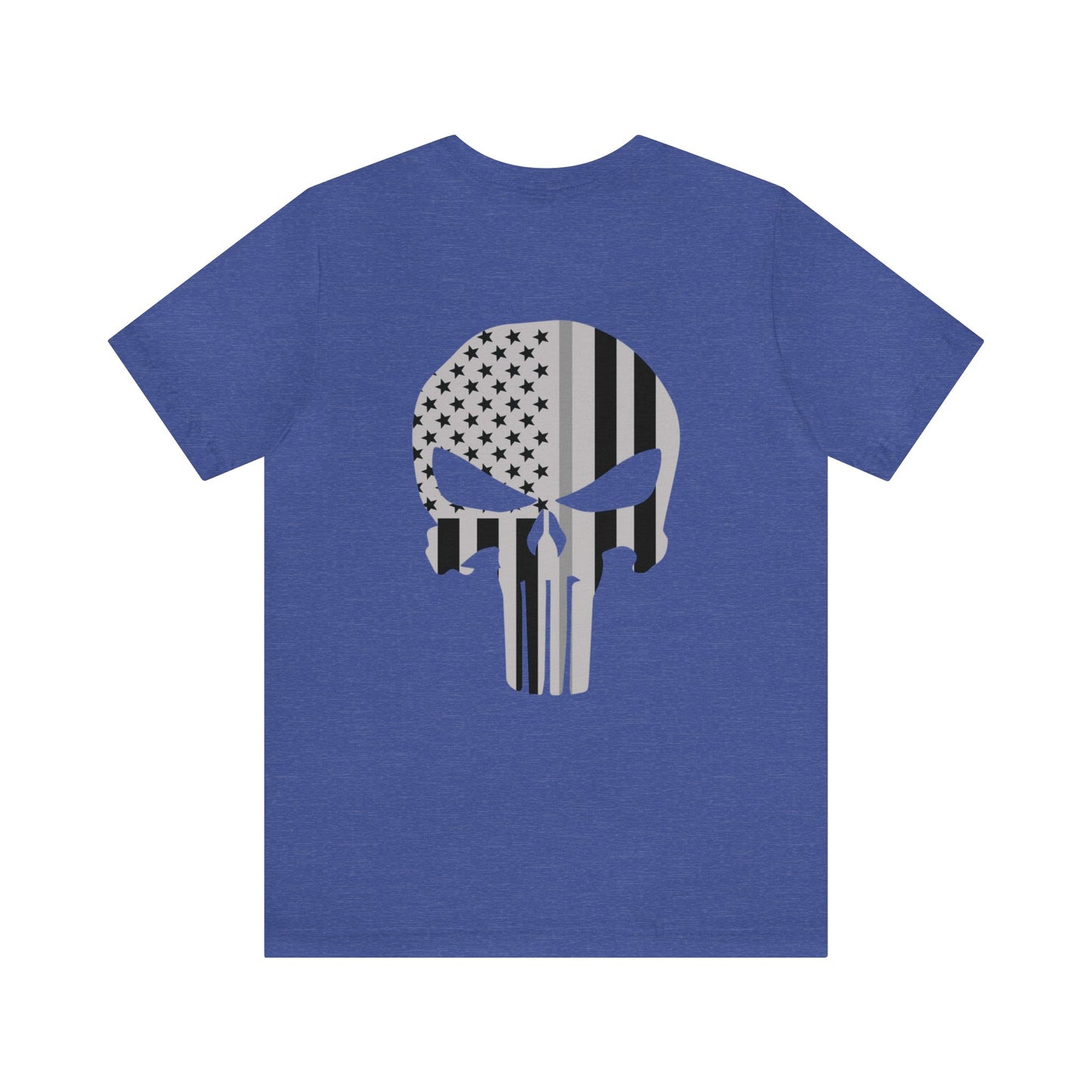 American Punisher Collection (Thin Siver Line) - Unisex Fuser T-shirt