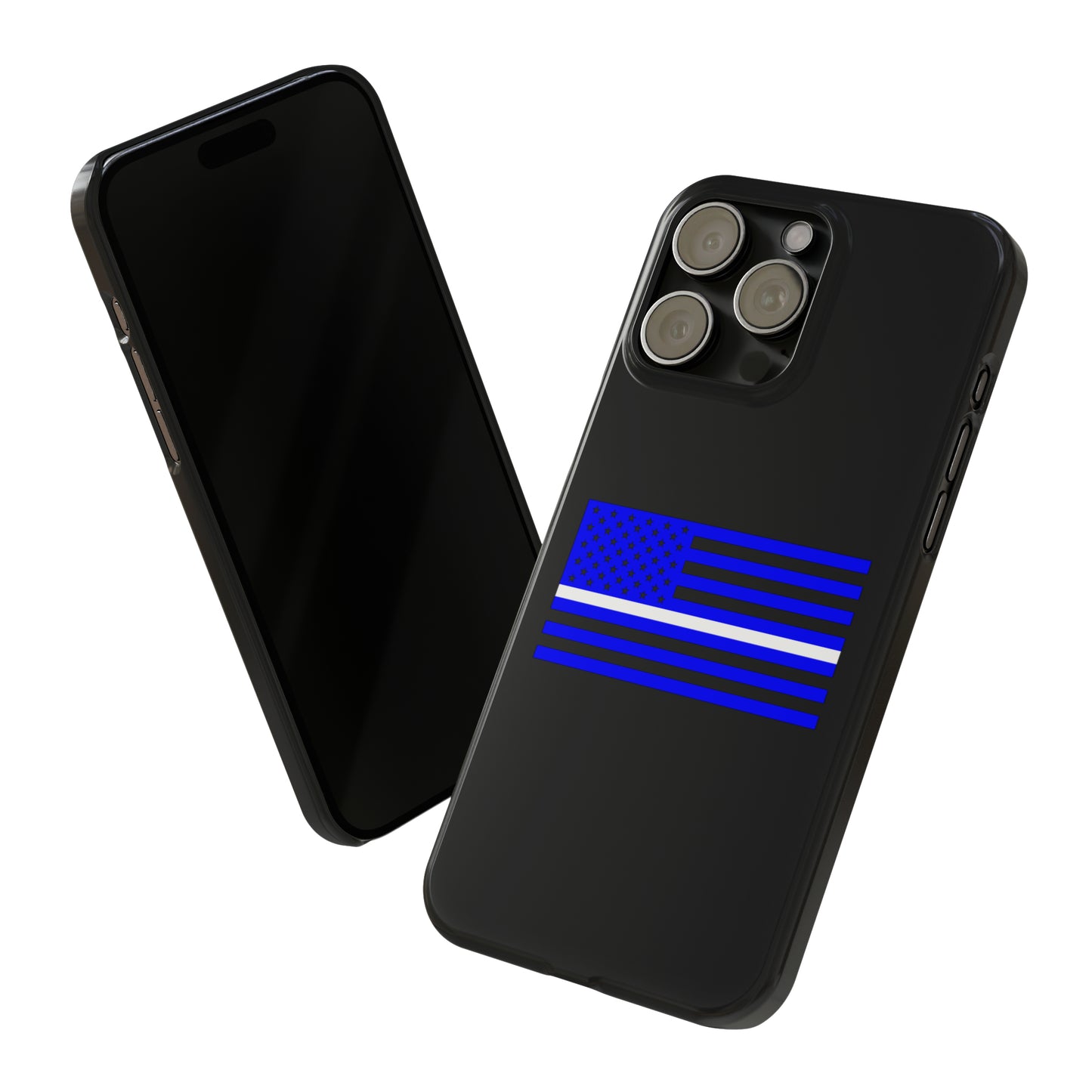 Standard Collection (Thin White & Blue Line) - iPhone Cases