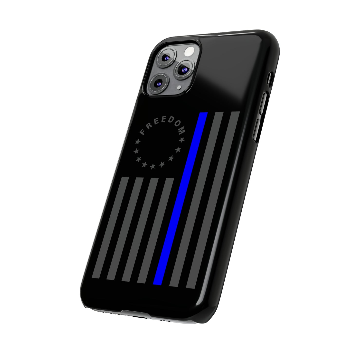 Freedom Collection - (Thin Blue Line) - iPhone Cases