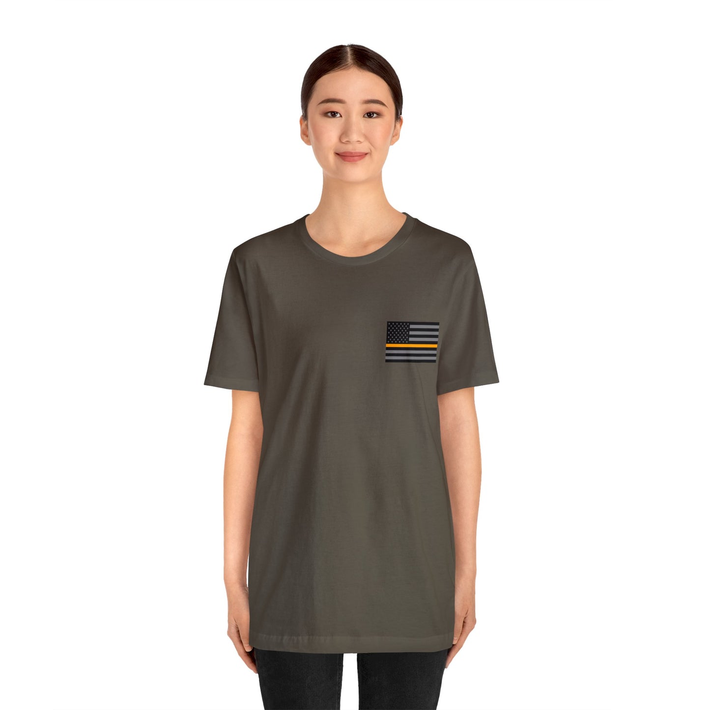 Never Forget Collection (Thin Orange Line) - Unisex Fuser T-shirt