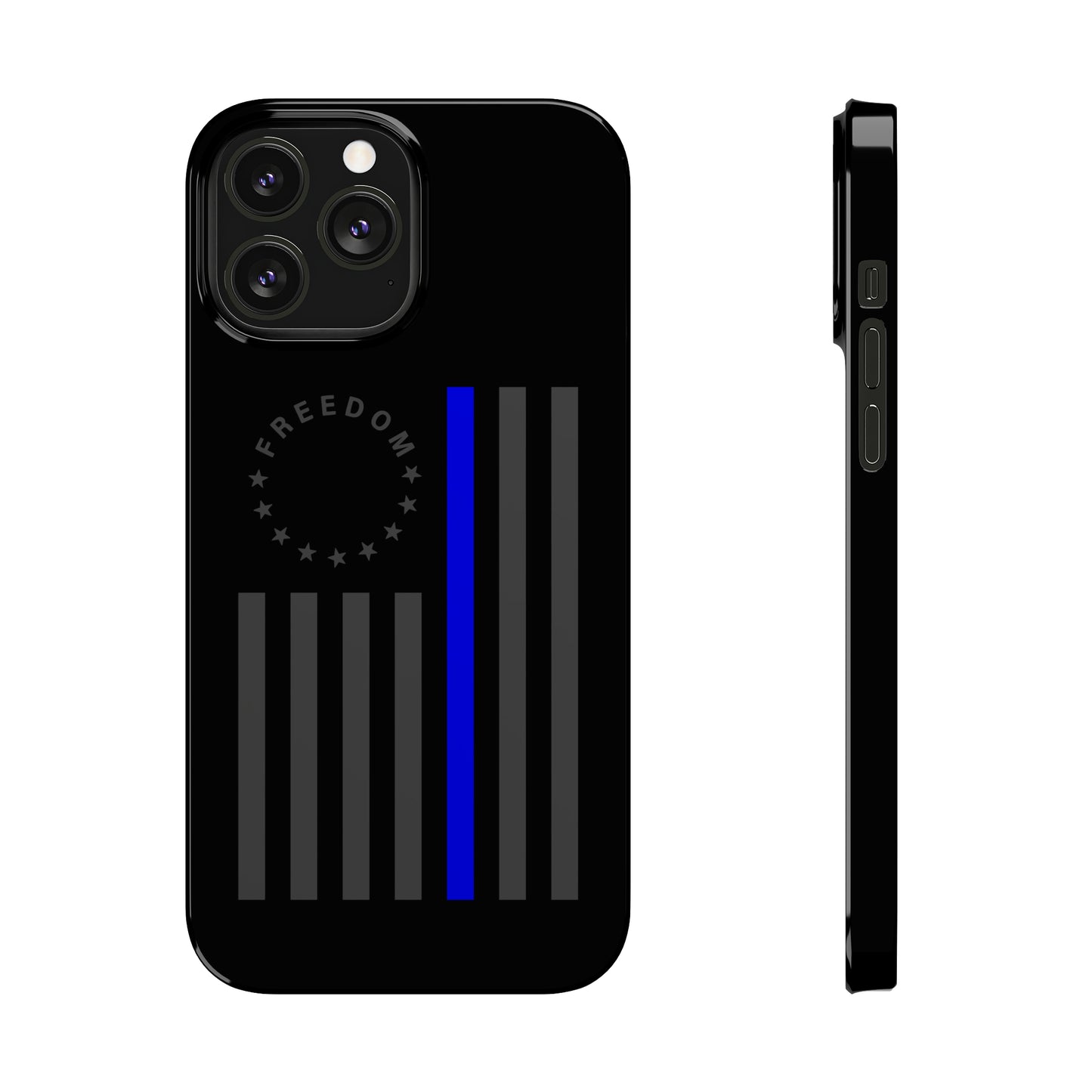 Freedom Collection - (Thin Blue Line) - iPhone Cases